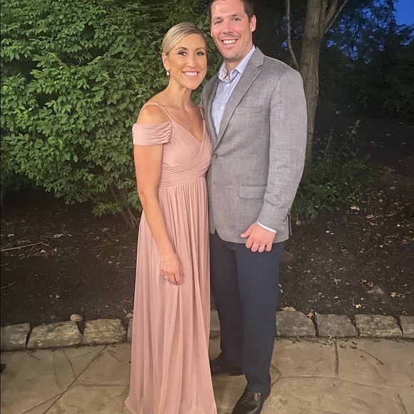 Azazie Dresses & Skirts - Azazie Aja in dusty rose